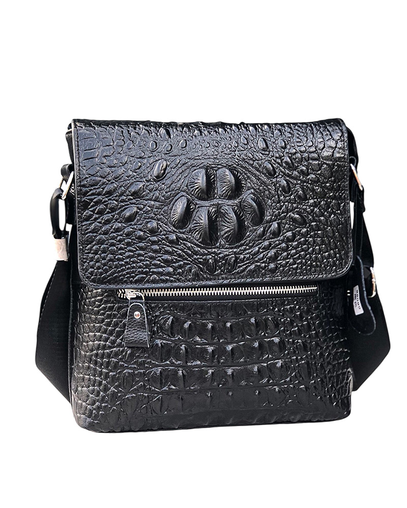 product010 Black bag leather - Image 1
